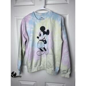 Disney Mickey Mouse Tie Dye Sweatshirt, Size M